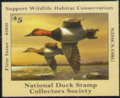 2009 NDSCS Stamp (canvasbacks)