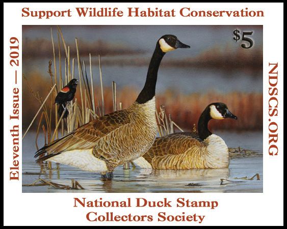 2019 NDSCS Stamp (Canada geese)