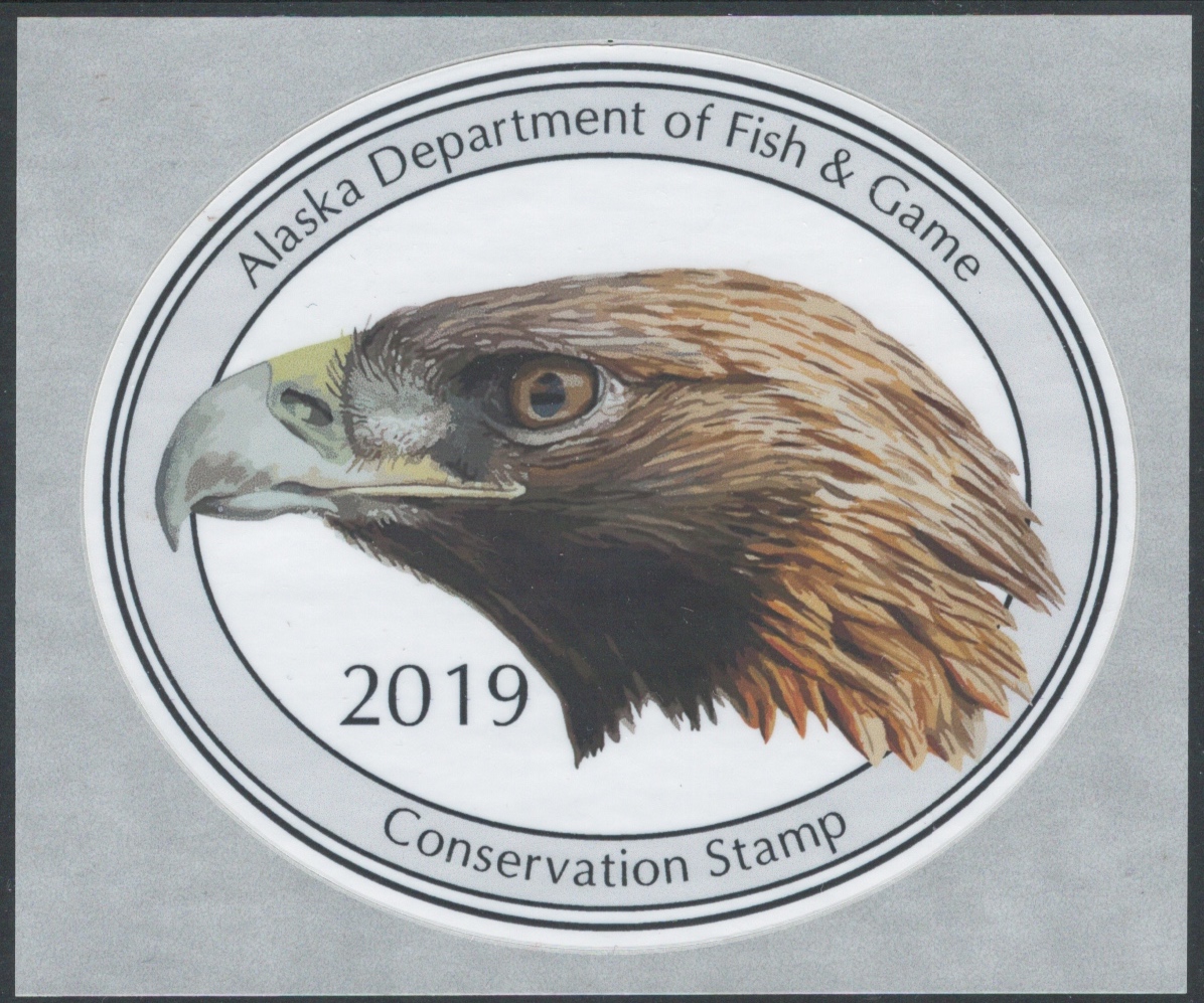 eagle head conservation stamp